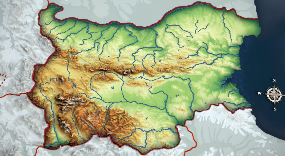 Релеф на България