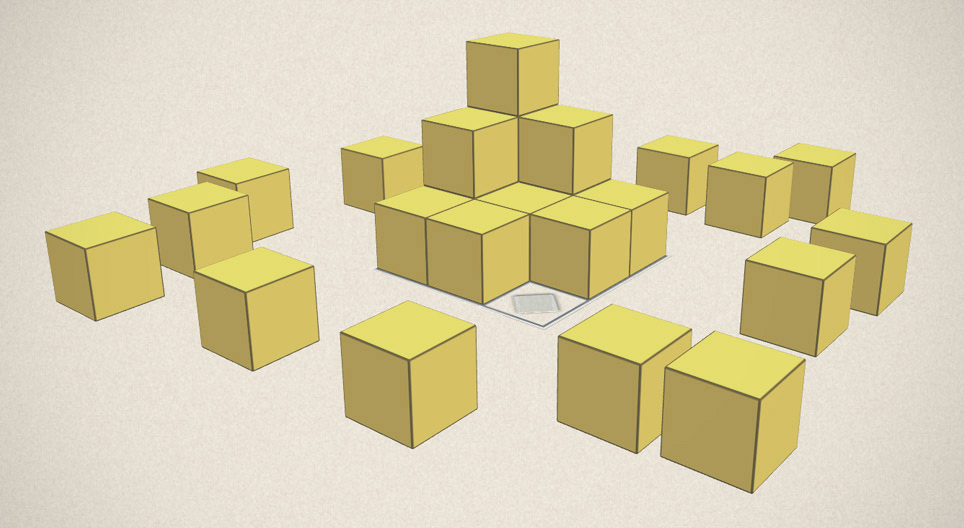 Построяване на геометрични тела (едноцветни)