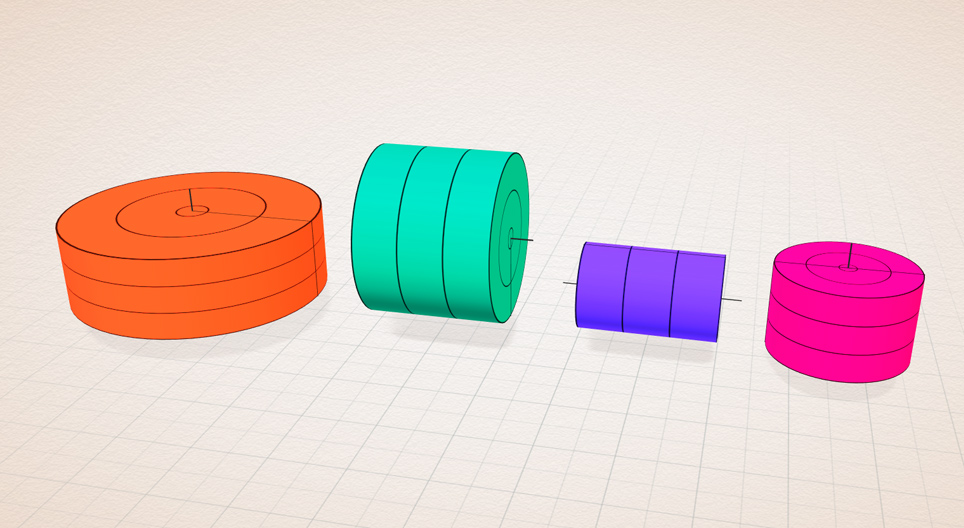 Ротационни тела (правоъгълник)