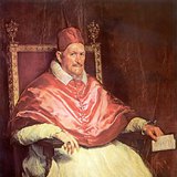 Веласкес: "Папа Инокентий X" (1650, барок)