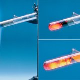 Reaction of iron powder and sulfur