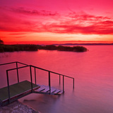 Залез при езерото Балатон