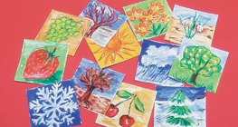 Изработване на диплянка за месеците на годината - 2. стъпка