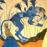 Стенопис от двореца в Кносос (ок. 1200 г. пр. Хр.)