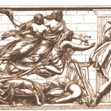 Ериниите – богини на отмъщението. Старинна гравюра