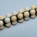 Триизмерно представяне на молекулата на стеариновата киселина