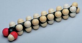 Триизмерно представяне на молекулата на стеариновата киселина