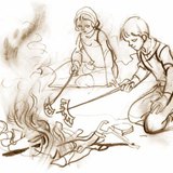 Дървото гори бързо, с пламъци