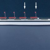 Теглене на малка кола с допълнителен товар