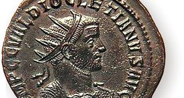 Монета, изобразяваща Диоклециан