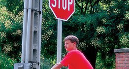 Ярките цветове на пътните знаци имат предупредителна функция