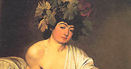 Караваджо: "Бакхус" (1595, Галерия Уфици, Флоренция)