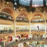 The famous Galeries Lafayette in Paris