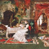 Михай Мункачи: "Парижки интериор" (1877)