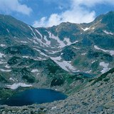 Ледниково езеро в Карпатите