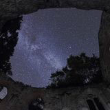 Изглед от Млечният път, със звездата Вега в средата