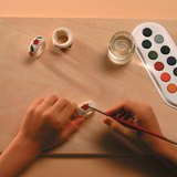 Изработване на пръстени за салфетки от солено тесто - 3. стъпка