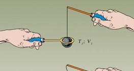 Ако температурата на едно тяло се покачва, расте и обемът му.