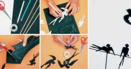 Изработване на кукли за театър на сенките