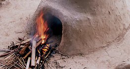 Древна пещ за изпичане на керамични съдове