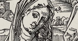 Албрехт Дюрер: "Светото семейство с три заека" (1497, Ренесанс, детайл)