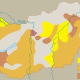 A búza és a kukorica termőterületei