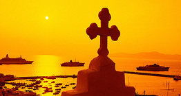 Залез на остров Миконос