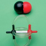 Space-filling and ball-and-stick models of carbon monoxide molecule