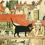 Котаракът в чизми – илюстрация от 19. век