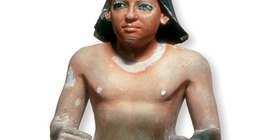 Статуя на египетски писец