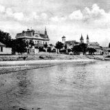 A szentendrei Duna-part a gátmagasítás előtt