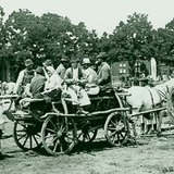 Munkába, ún. napszámba induló falusi nincstelenek