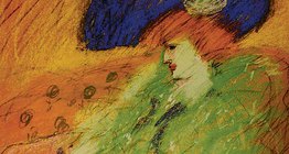 Пикасо: "Жена със синя шапка" (1901, импресионизъм)