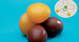 Ковалентни връзки в молекулата на водата