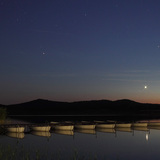 Рядко явление - Венера, Марс и Сатурн, подредени на една линия