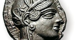 Атинска монета с облика на Атина Палада