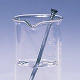 Пасивиран железен пирон в разредена азотна киселина