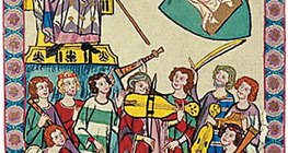 Миниатюра с трубадури