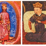 Унгарският крал Бела ÍV и татарският вожд Чингис хан