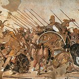 Мозайка с изображение на Александър Велики (Помпей, 2. век. пр. Хр.)