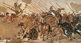 Мозайка с изображение на Александър Велики (Помпей, 2. век. пр. Хр.)