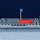 Отблъскване на коли с различна маса с помощта на пружина.