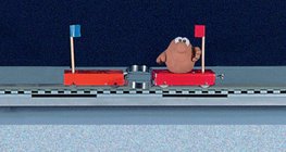 Когато два обекта си взаимодействат, скоростта е обратно пропорционална на масата