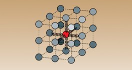 Модел на вибриращи частици в твърдо тяло