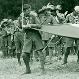 Zászlófelvonás az 1933-as cserkészdzsemborin