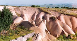 Ерозия, предизвикана от дъждове (Средна Анадола)