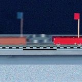 При еластично сблъскване на две коли с еднаква маса, те си "сменят" скоростите