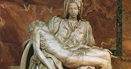 Микеланджело: Пиета (Рим, 1498-1499, мрамор)