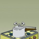 При готвене в тенджера под налягане, температурата на водата може да се покачи над 100 ºC