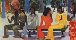 Пол Гоген: "Пазар" (1892, постимпресионизъм)